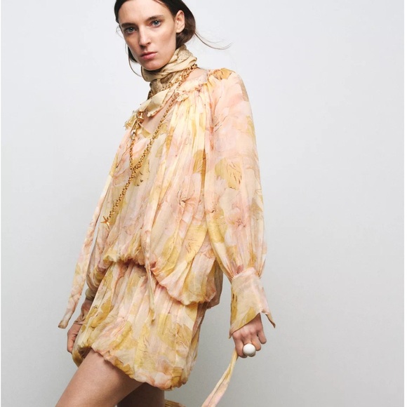 Zara NWT printed short dress ZW collection 2634/076 - Picture 6 of 7